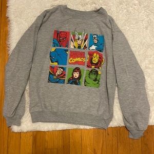 Target sweatshirt.  No hoodie.  Marvel.  Grey